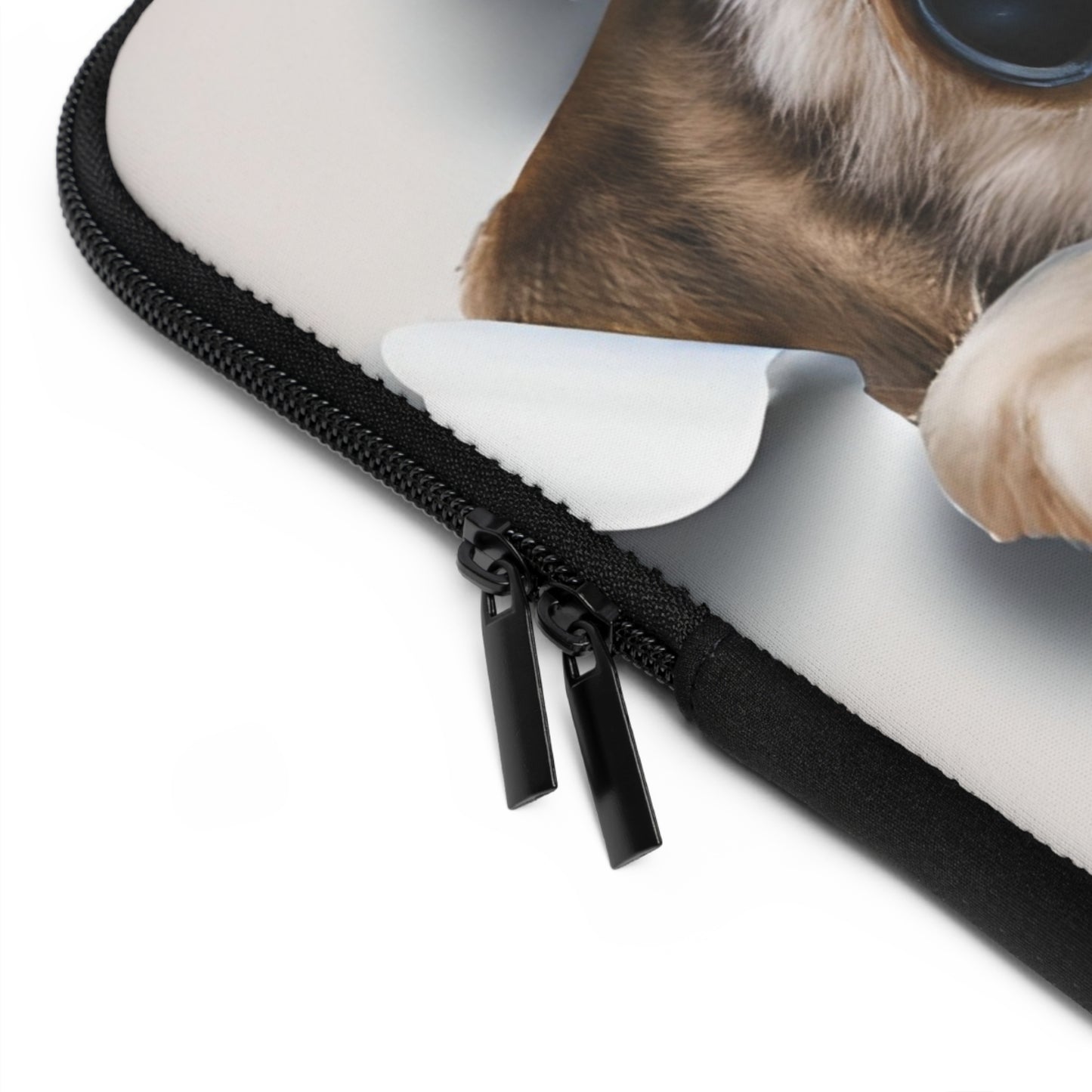 Laptop Sleeve with Cute 3D Puppy Design. Tablet Protector, 13"