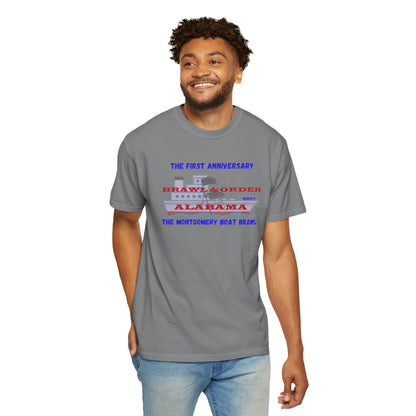 Montgomery Boat Brawl One Year Anniversary, Brawl & Order Unisex T-shirt