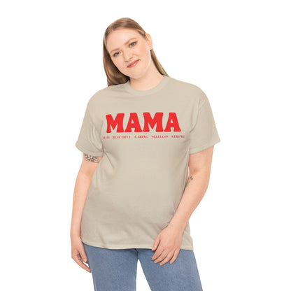 Mama T-shirt. Short Sleeve Cotton T-shirt.