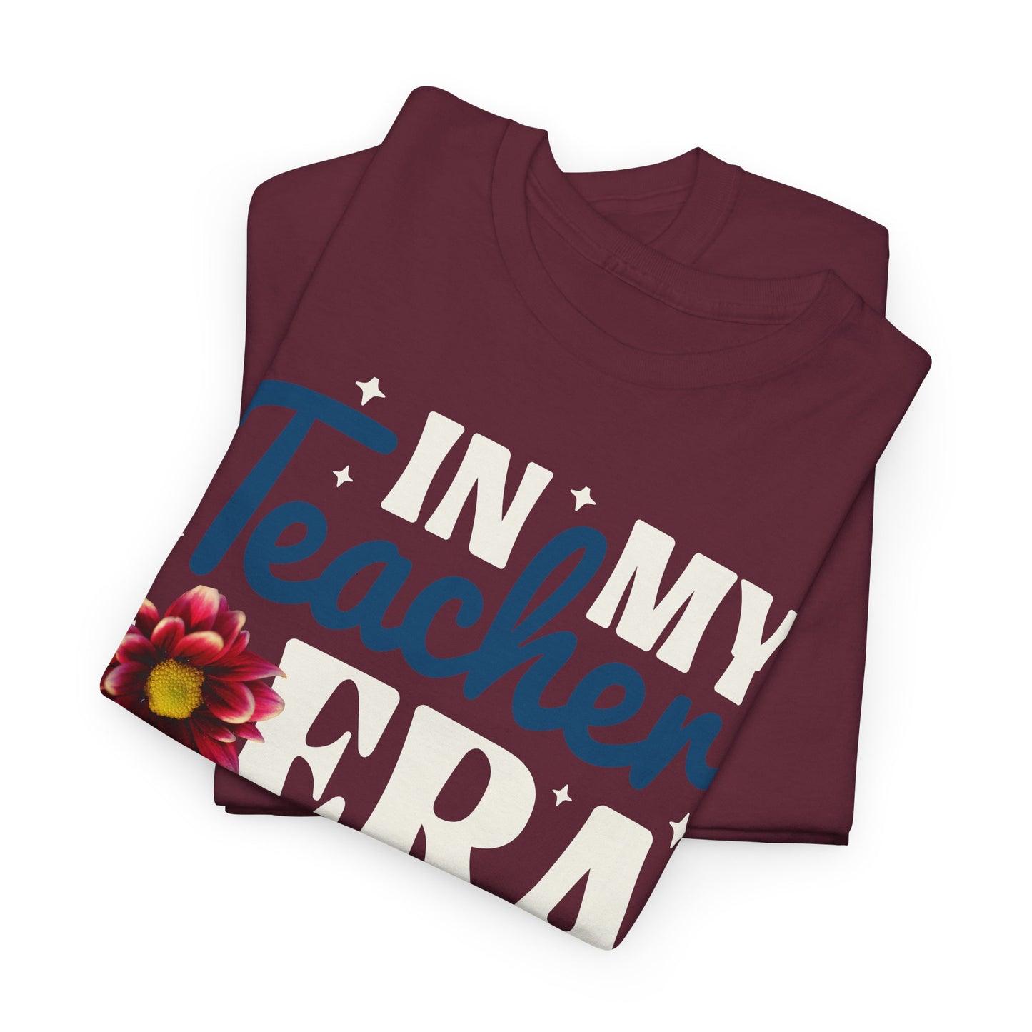 In My Teacher Era! Teach + Love + Inspire, T-Shirt Unisex Heavy Cotton Tee