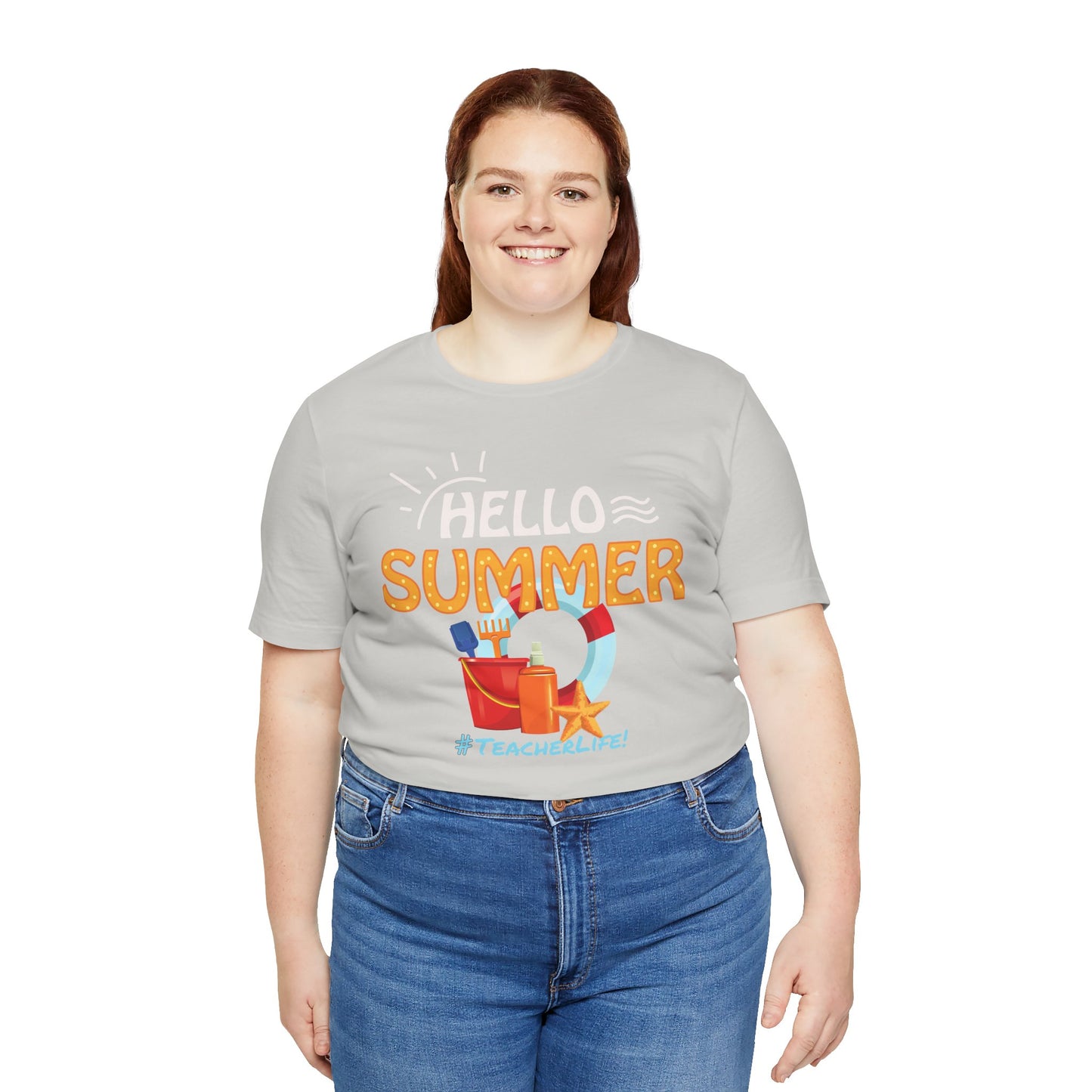 Hello Summer #TeacherLife, Teachers Ready for Summer Vacation T-shirt, Express Delivery available