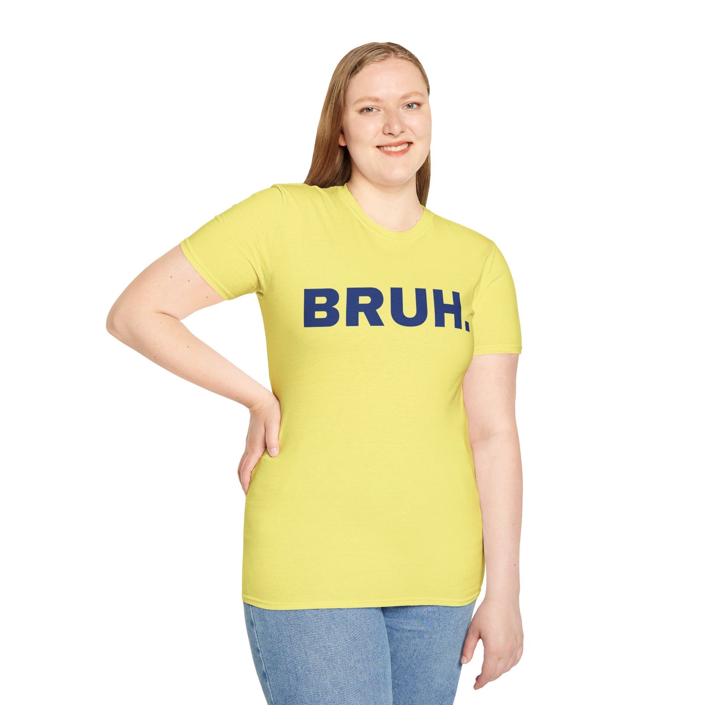 BRUH. One Word Expression. Unisex T-shirt.