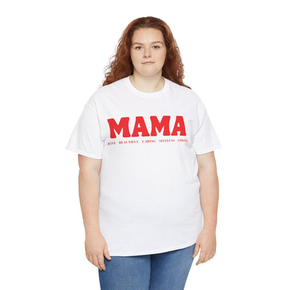 Mama T-shirt. Short Sleeve Cotton T-shirt.