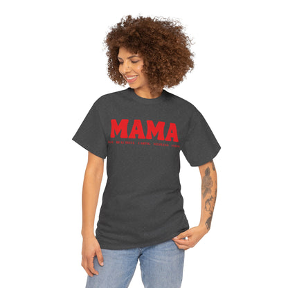Mama T-shirt. Short Sleeve Cotton T-shirt.