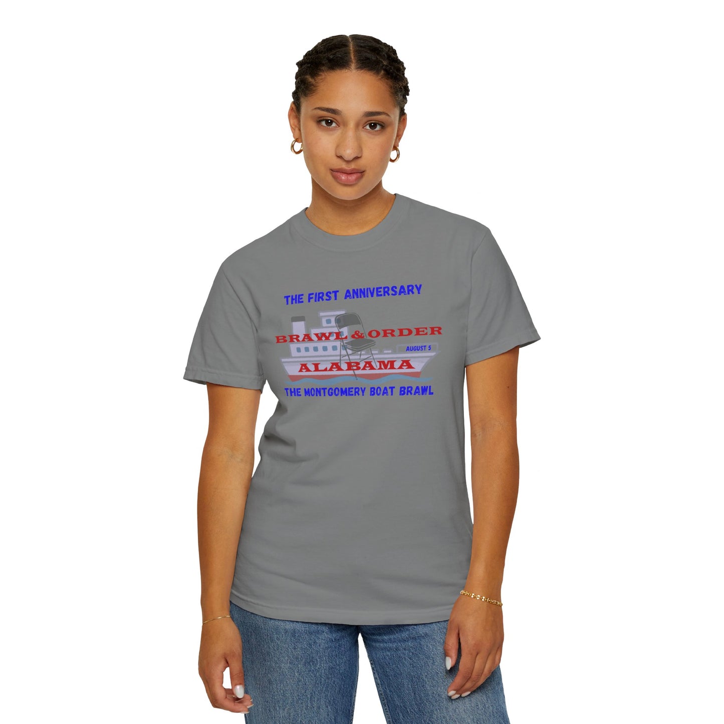 Montgomery Boat Brawl One Year Anniversary, Brawl & Order Unisex T-shirt