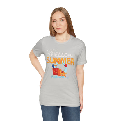 Hello Summer #TeacherLife, Teachers Ready for Summer Vacation T-shirt, Express Delivery available